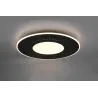 Plafonnier Intérieur Métal noir mat 230V. LED 2700 - 6500K 8400lm.