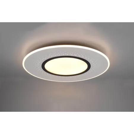 Plafonnier Intérieur Métal Nickel mat 230V. LED 2700 - 6500K 8400lm.