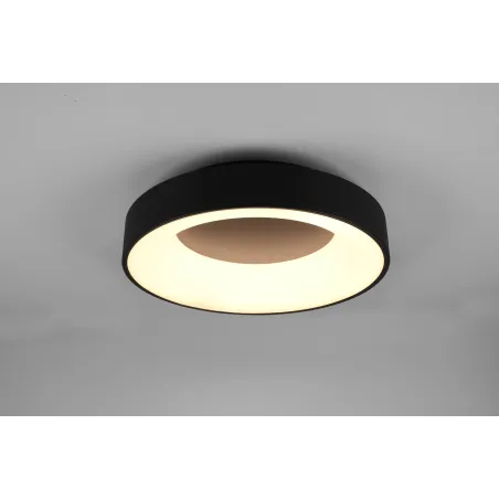 Plafonnier Intérieur Métal noir mat 230V. LED 3000K 3100lm.
