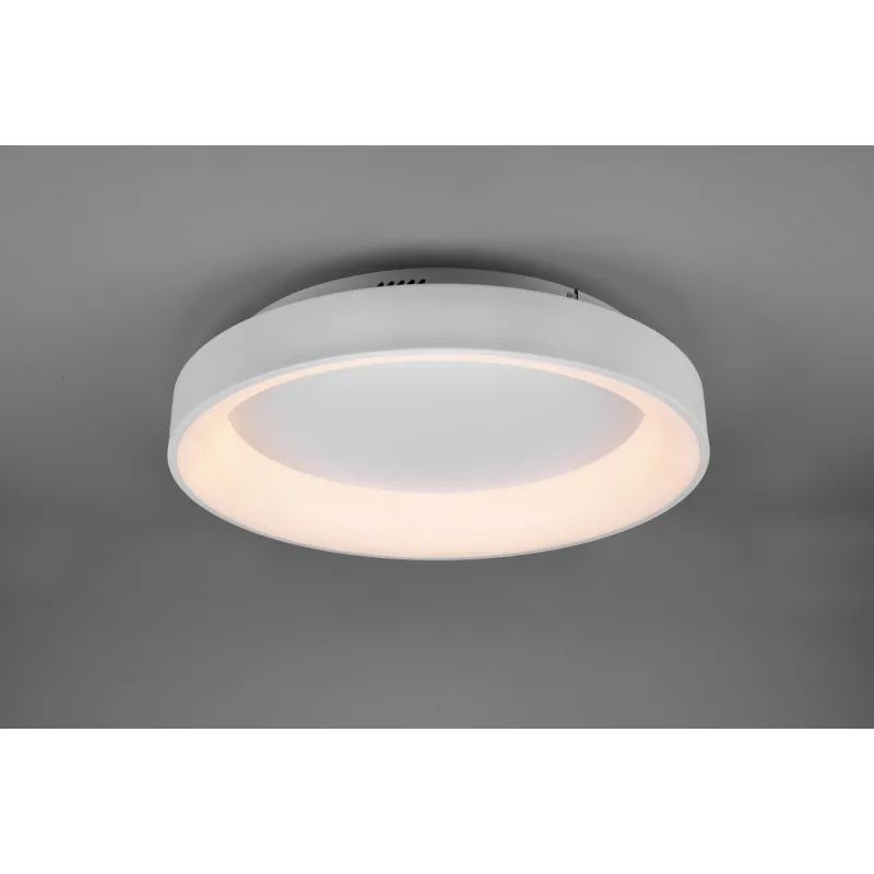 Plafonnier Intérieur Métal Blanc mat 230V. LED 2700 - 6000K 5600lm.