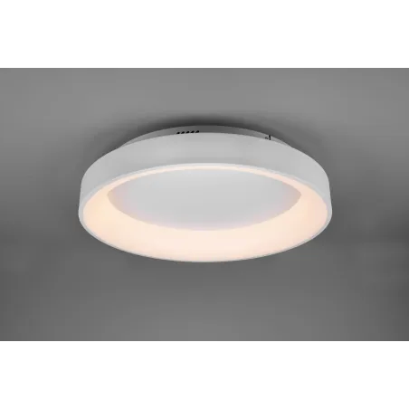 Plafonnier Intérieur Métal Blanc mat 230V. LED 2700 - 6000K 5600lm.