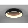 Plafonnier Intérieur Métal noir mat 230V. LED 2700 - 6000K 5600lm.