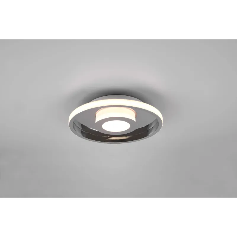 Plafonnier Intérieur Métal chrome 230V. LED 3000K 3200lm.