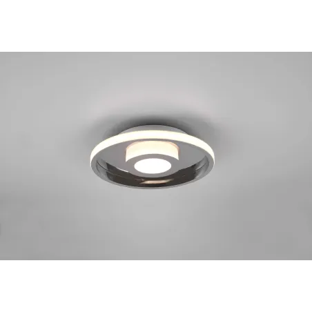 Plafonnier Intérieur Métal chrome 230V. LED 3000K 3200lm.