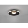 Plafonnier Intérieur Métal noir mat 230V. LED 3000K 3200lm.