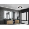 Plafonnier Intérieur Métal noir mat 230V. LED 3000K 4100lm.