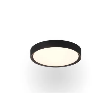 Plafonnier Intérieur Plastique noir mat 230V. LED 3000K 1600lm.
