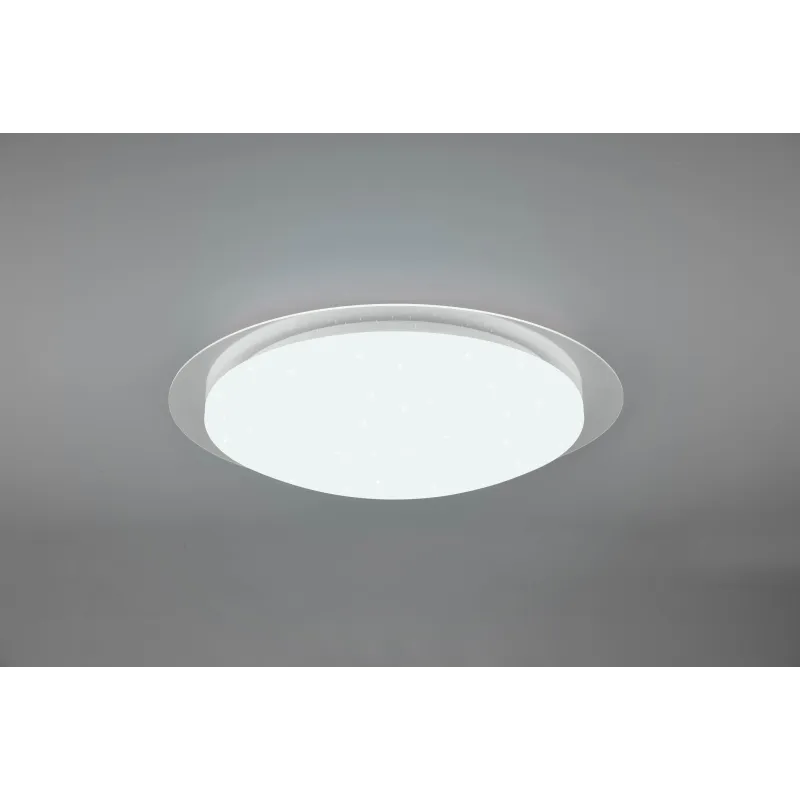 Plafonnier Intérieur Plastique Blanc 230V. LED 4000K 1900lm.