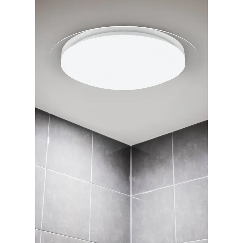 Plafonnier Intérieur Plastique Blanc 230V. LED 4000K 1900lm.