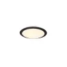 Plafonnier Intérieur Plastique noir mat 230V. LED 3000K 1160lm.