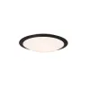 Plafonnier Intérieur Plastique noir mat 230V. LED 3000K 1900lm.