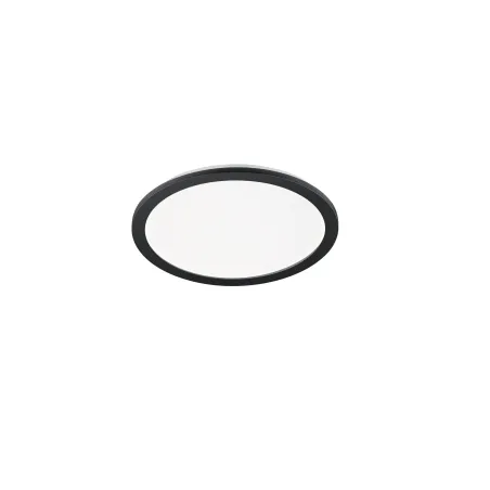 Plafonnier Intérieur Plastique noir mat 230V. Nicht notwendig 3000K 2700lm.