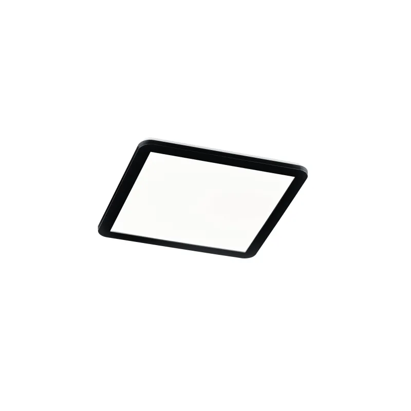 Plafonnier Intérieur Plastique noir mat 230V. Nicht notwendig 3000K 2700lm.