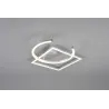 Plafonnier Intérieur Métal aluminium brossé 230V. LED 3000K 2800lm.