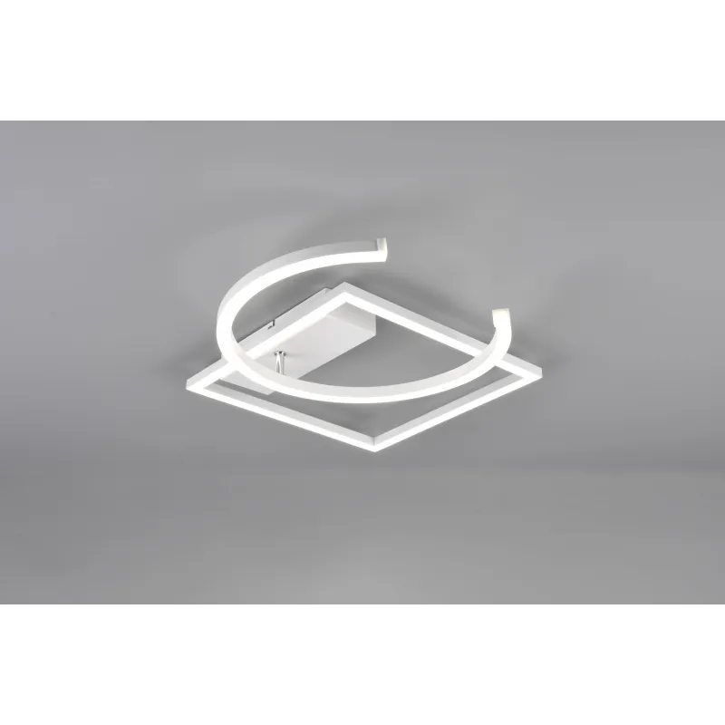 Plafonnier Intérieur Métal Blanc mat 230V. LED 4000K 3000lm.