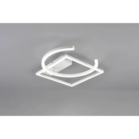 Plafonnier Intérieur Métal Blanc mat 230V. LED 4000K 3000lm.