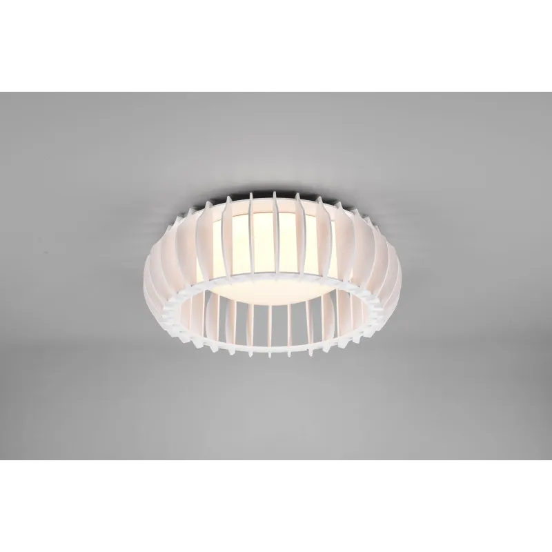 Plafonnier Intérieur Plastique Blanc 230V. LED 3000K 2200lm.