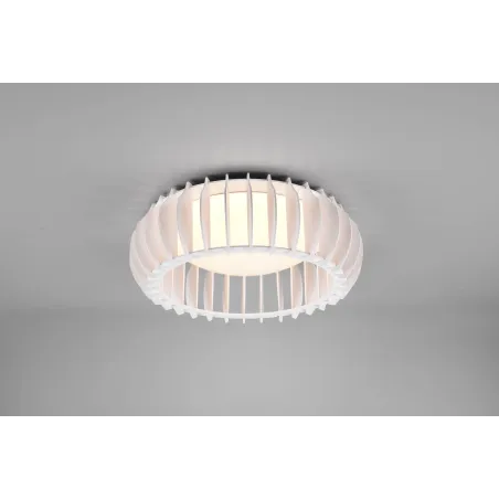 Plafonnier Intérieur Plastique Blanc 230V. LED 3000K 2200lm.
