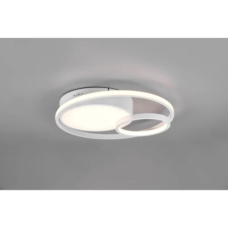 Plafonnier Intérieur Métal Blanc mat 230V. LED 2300+3000+4000K 3200lm.