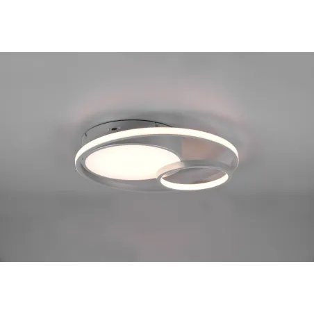 Plafonnier Intérieur Métal titane 230V. LED 2300+3000+4000K 3200lm.