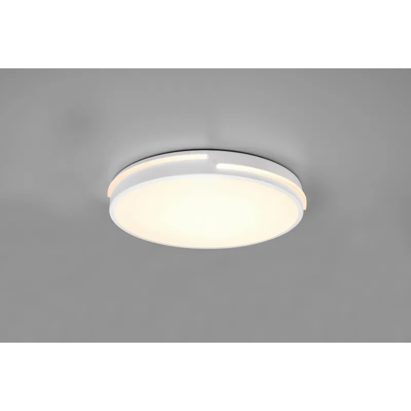 Plafonnier Intérieur Métal Blanc mat 230V. LED 2700 - 6500K 2700lm.