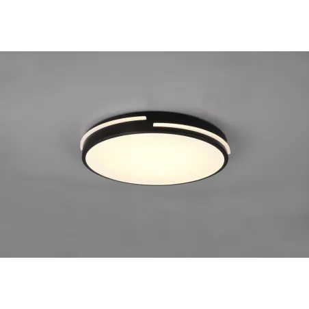Plafonnier Intérieur Métal noir mat 230V. LED 2700 - 6500K 2700lm.