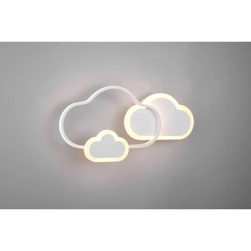 Plafonnier Intérieur Métal Blanc mat 230V. LED 3000K 3600lm.