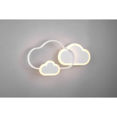 Plafonnier Intérieur Métal Blanc mat 230V. LED 3000K 3600lm.