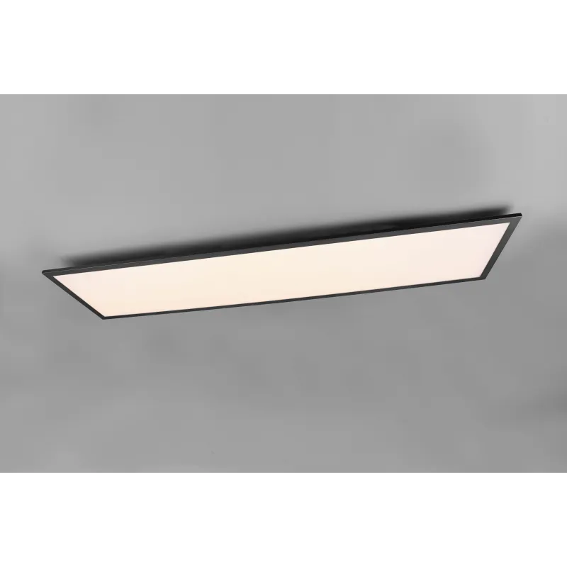 Plafonnier Intérieur Métal noir mat 230V. LED 3000K 4200lm.