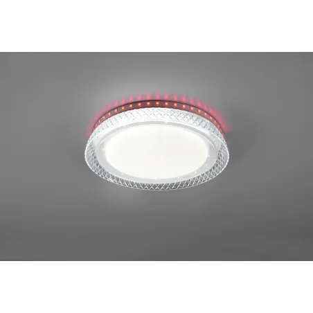Plafonnier Intérieur Plastique Blanc 230V. LED 2700 - 6500K 1500lm.