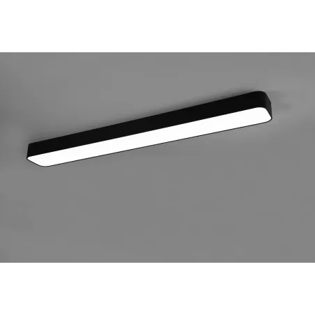 Plafonnier Intérieur Métal noir mat 230V. LED 2700 - 6500K 3800lm.