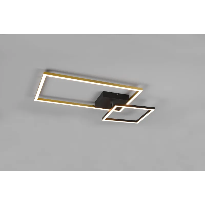 Plafonnier Intérieur Métal Laiton mat 230V. LED 3000K 3000lm.