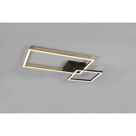 Plafonnier Intérieur Métal Laiton mat 230V. LED 3000K 3000lm.
