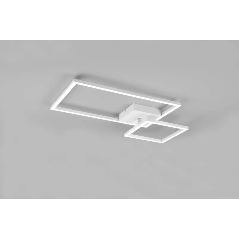 Plafonnier Intérieur Métal Blanc mat 230V. LED 4000K 3000lm.
