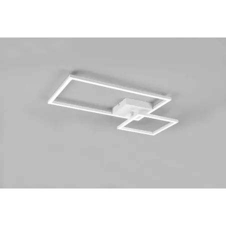 Plafonnier Intérieur Métal Blanc mat 230V. LED 4000K 3000lm.