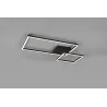 Plafonnier Intérieur Métal noir mat 230V. LED 3000K 3000lm.