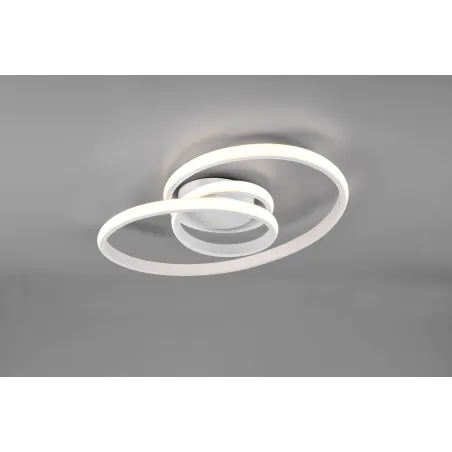 Plafonnier Intérieur Métal Blanc mat 230V. LED 4000K 2150lm.