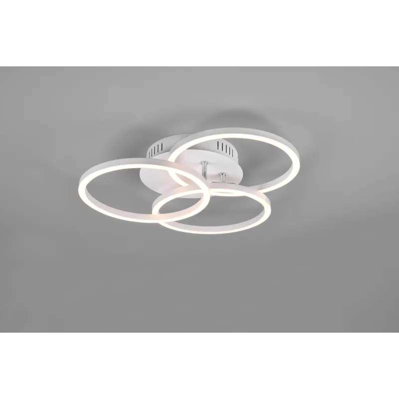 Plafonnier Intérieur Métal Blanc mat 230V. LED 2700 - 6000K 3100lm.