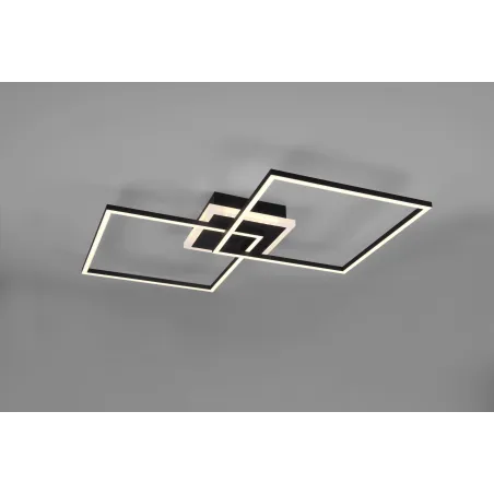 Plafonnier Intérieur Métal noir mat 230V. 3000K 3250lm.