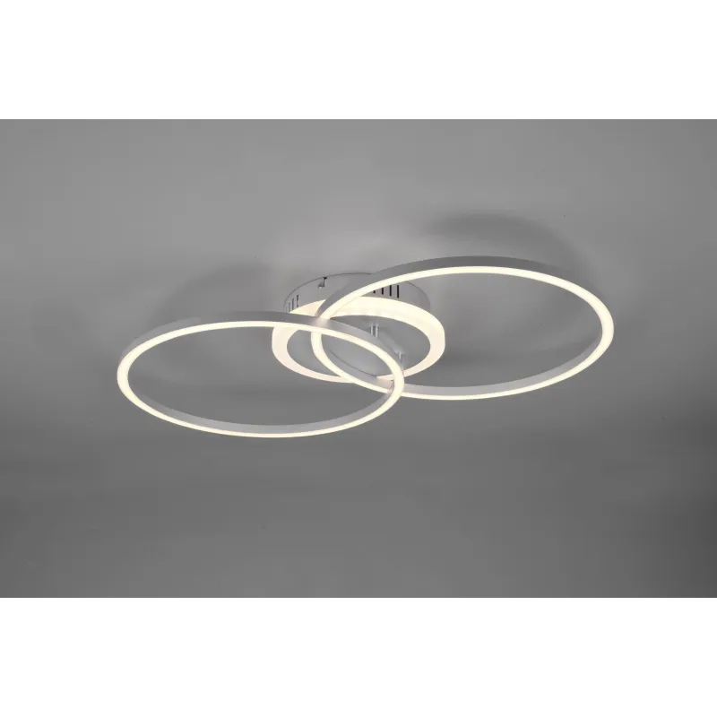 Plafonnier Intérieur Métal titane 230V. LED 3000K 3350lm.