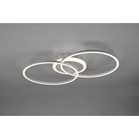 Plafonnier Intérieur Métal titane 230V. LED 3000K 3350lm.