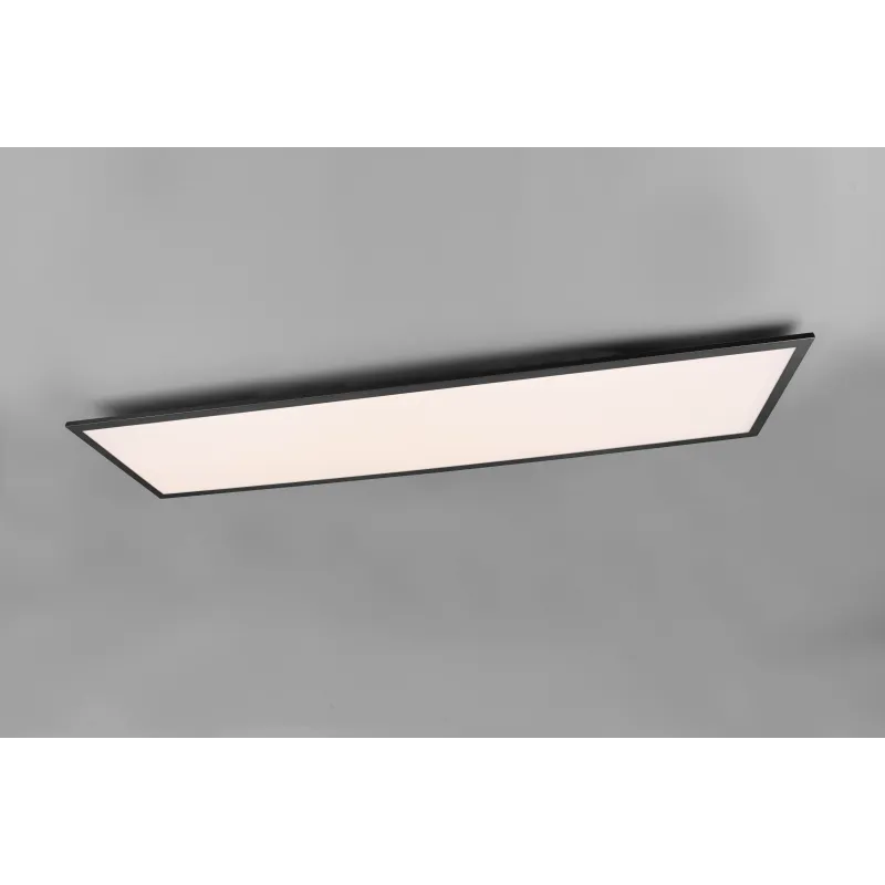 Plafonnier Intérieur Métal noir mat 230V. LED 2700 - 6500K 4200lm.