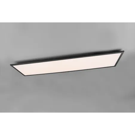 Plafonnier Intérieur Métal noir mat 230V. LED 2700 - 6500K 4200lm.