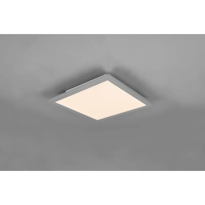 Plafonnier Intérieur Métal titane 230V. LED 2700 - 6000K 1600lm.