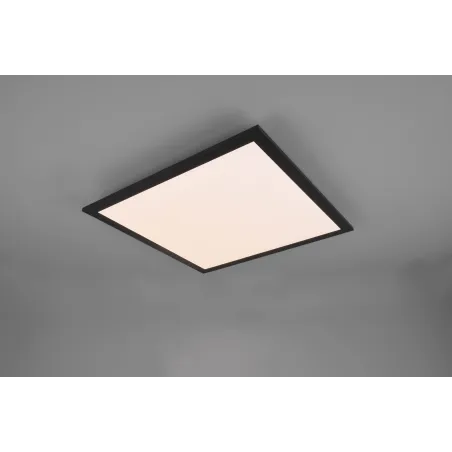 Plafonnier Intérieur Métal noir mat 230V. LED 2700 - 6500K 2300lm.
