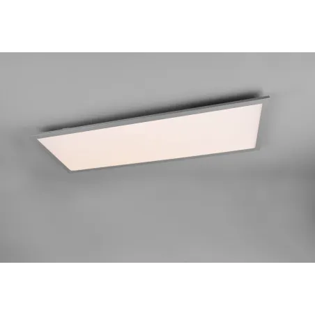 Plafonnier Intérieur Métal titane 230V. LED 2700 - 6500K 3850lm.