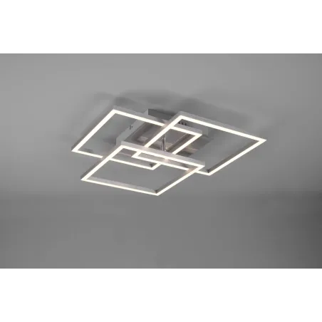 Plafonnier Intérieur Métal Nickel mat 230V. LED 2700 - 6000K 3200lm.