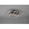 Plafonnier Intérieur Métal noir mat 230V. LED 2700 - 6000K 3200lm.