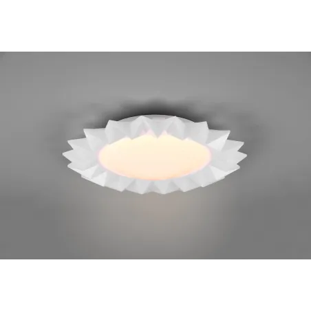 Plafonnier Intérieur Plastique Blanc 230V. LED 2700 - 5500K 1400lm.