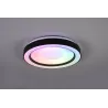Plafonnier Intérieur Plastique noir mat 230V. LED 2700 - 6000K 2500lm.